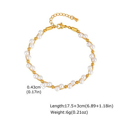 Pearl Twisted Bracelet