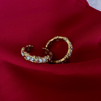Gilded Ivy Ring