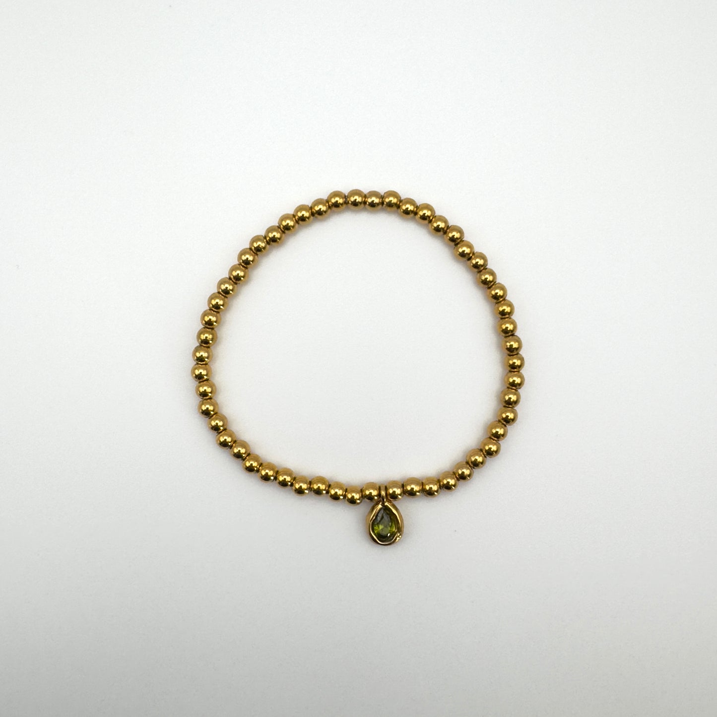 Emerald Beaded Bracelet