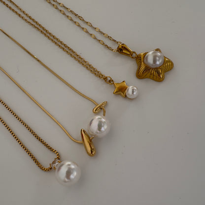 Star Pearl Necklace