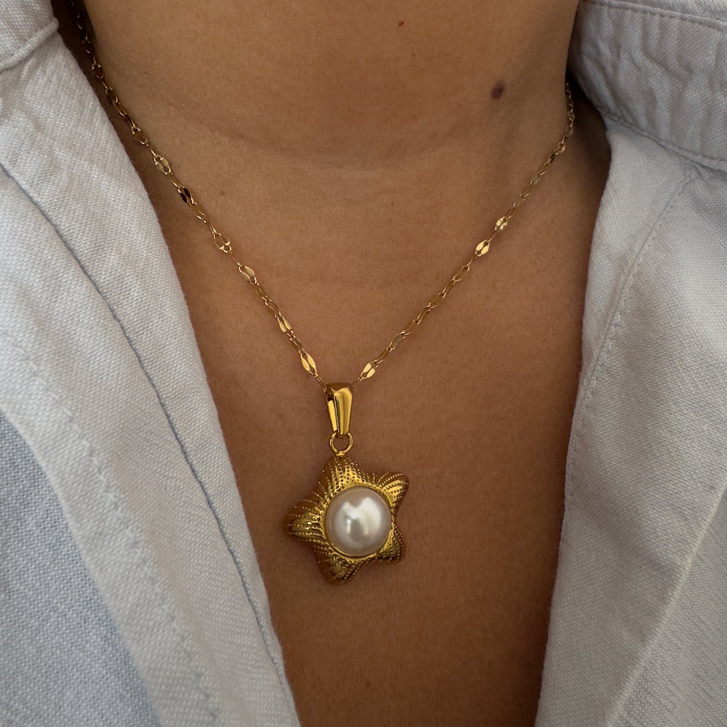 Stellar Pearl Necklace