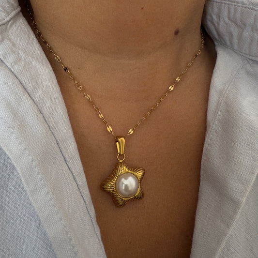 Stellar Pearl Necklace