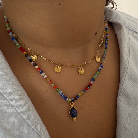 Droplet Beaded Necklace