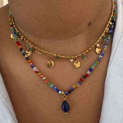 Droplet Beaded Necklace