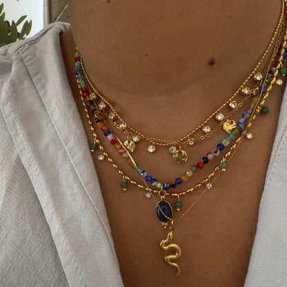 Droplet Beaded Necklace